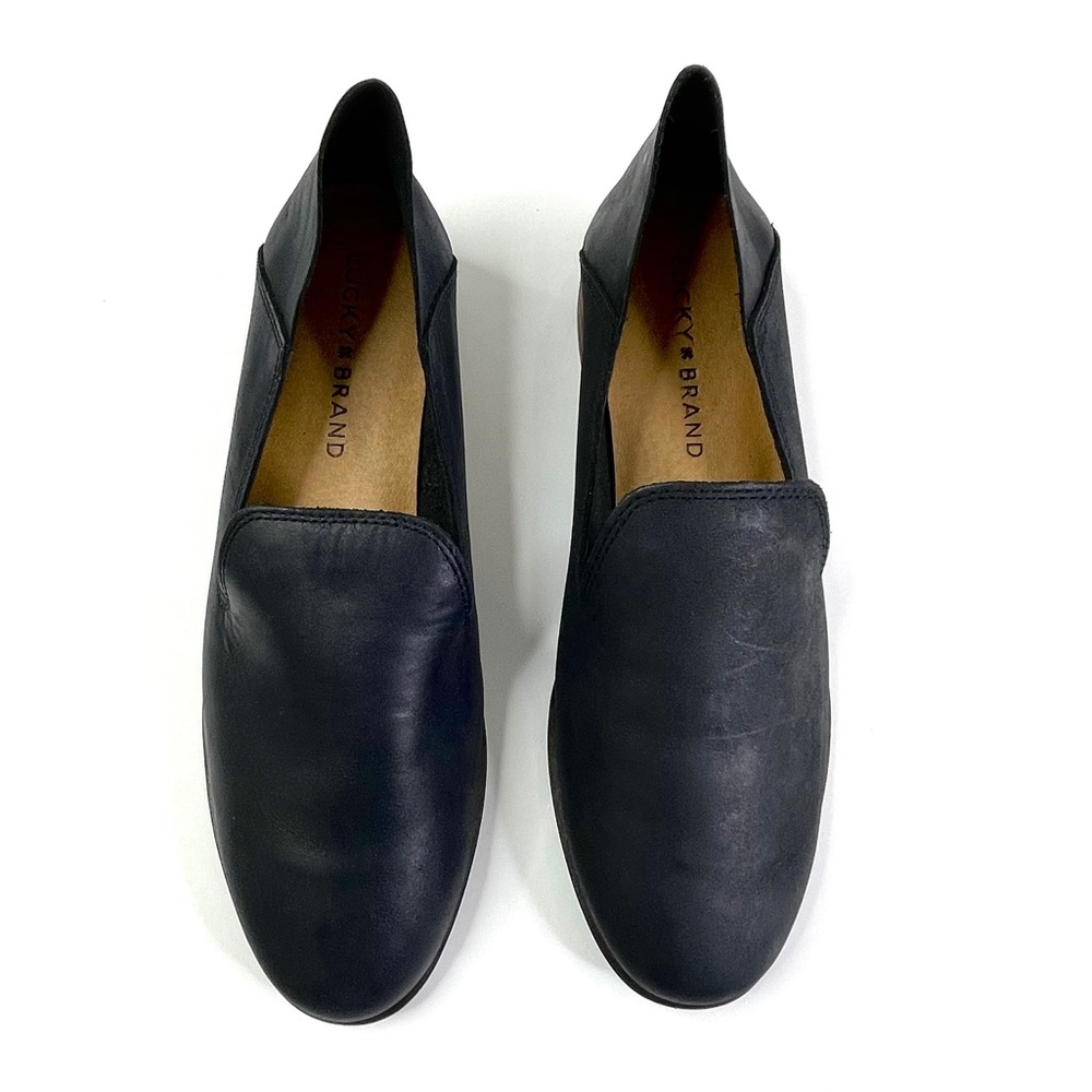 Lucky Brand Cahill Black Leather Loafer New in Box